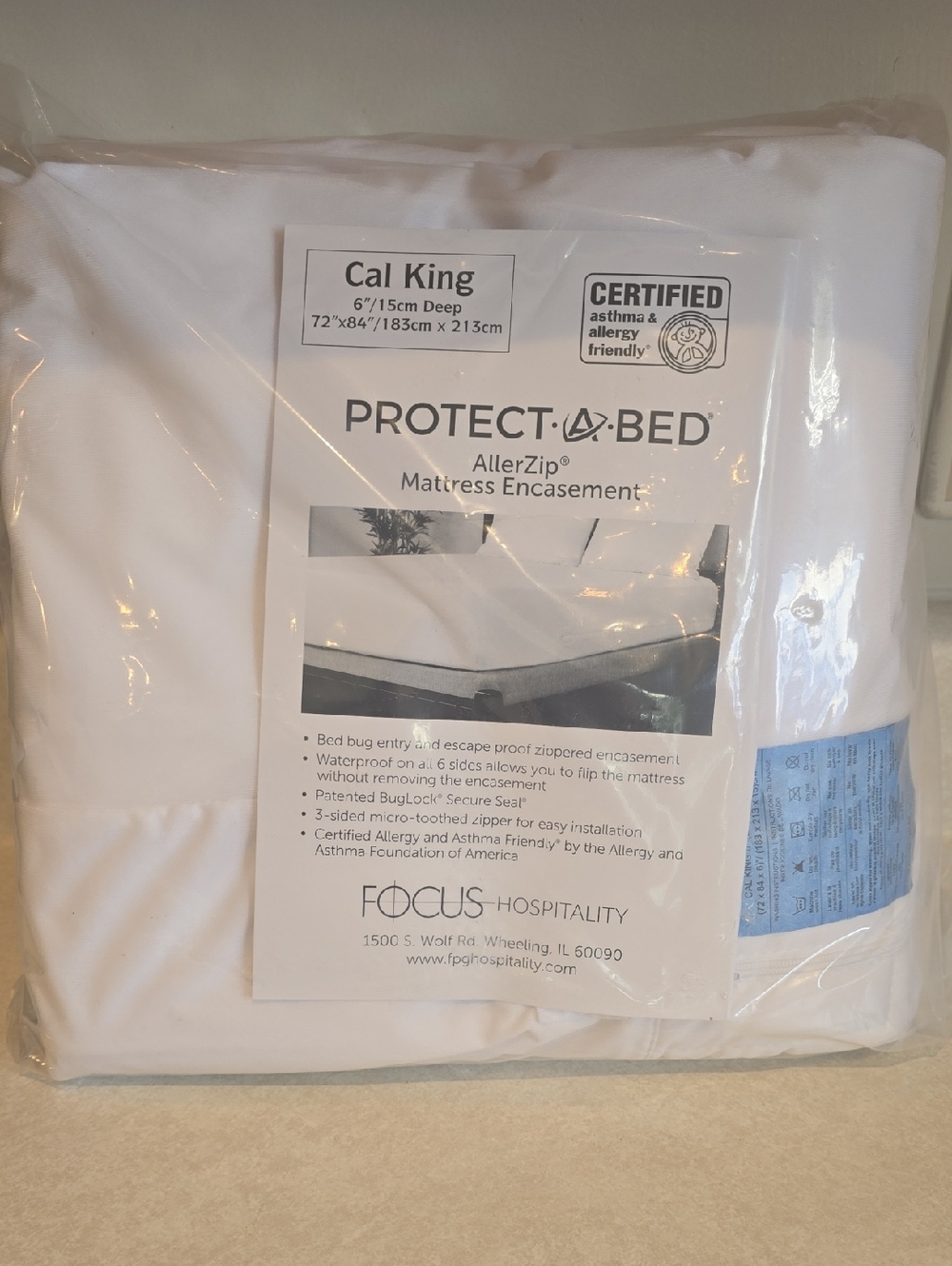 Focus Hospitality California King Mattress Cover Mattress Encasement